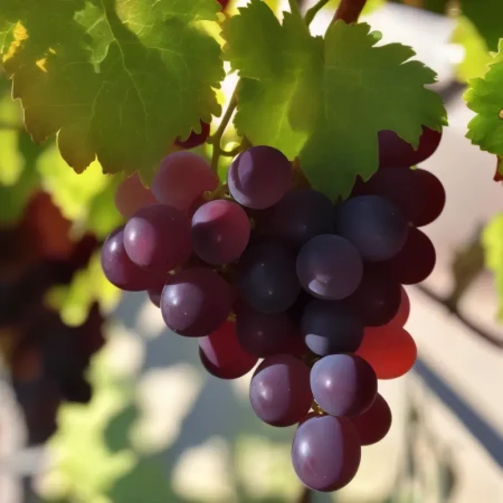 Vinranka 'Black Pearl' – röd bordsdruva, tidig