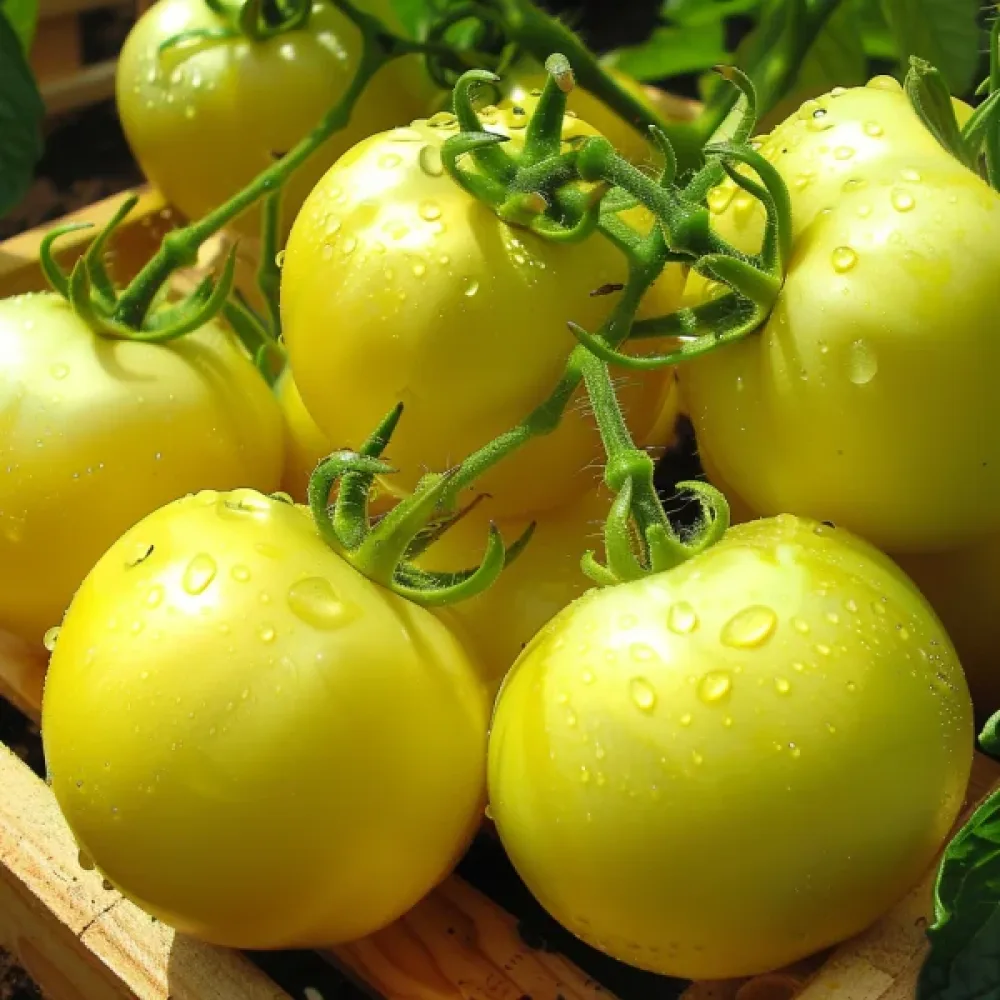 Tomat 'Mirabelle Blanche'