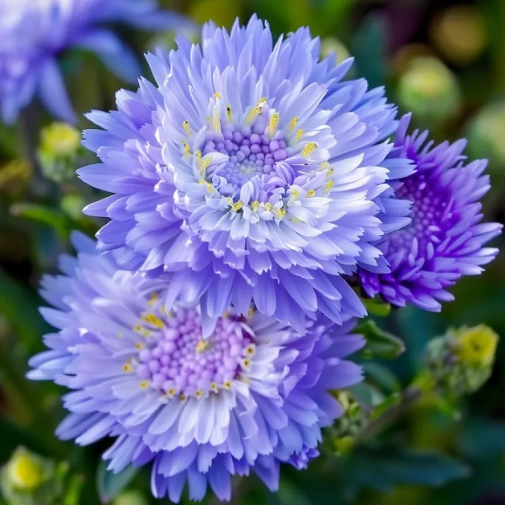 Sommaraster 'Apollonia' – ljusblå