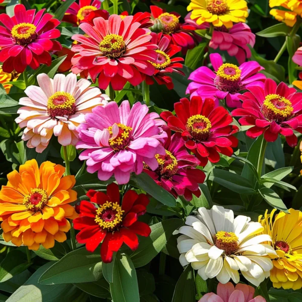 Zinnia 'Super Yoga' (blandning)