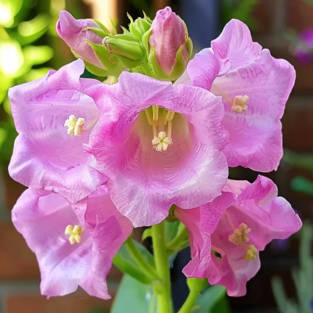 Mariaklocka Campanula medium – karminrosa