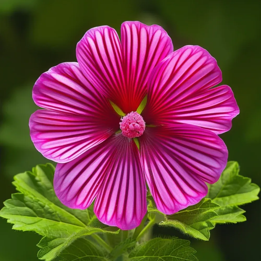 Praktmalva Malope trifida, lila