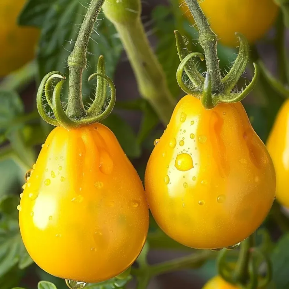 Körsbärstomat 'Yellow Pearshaped'