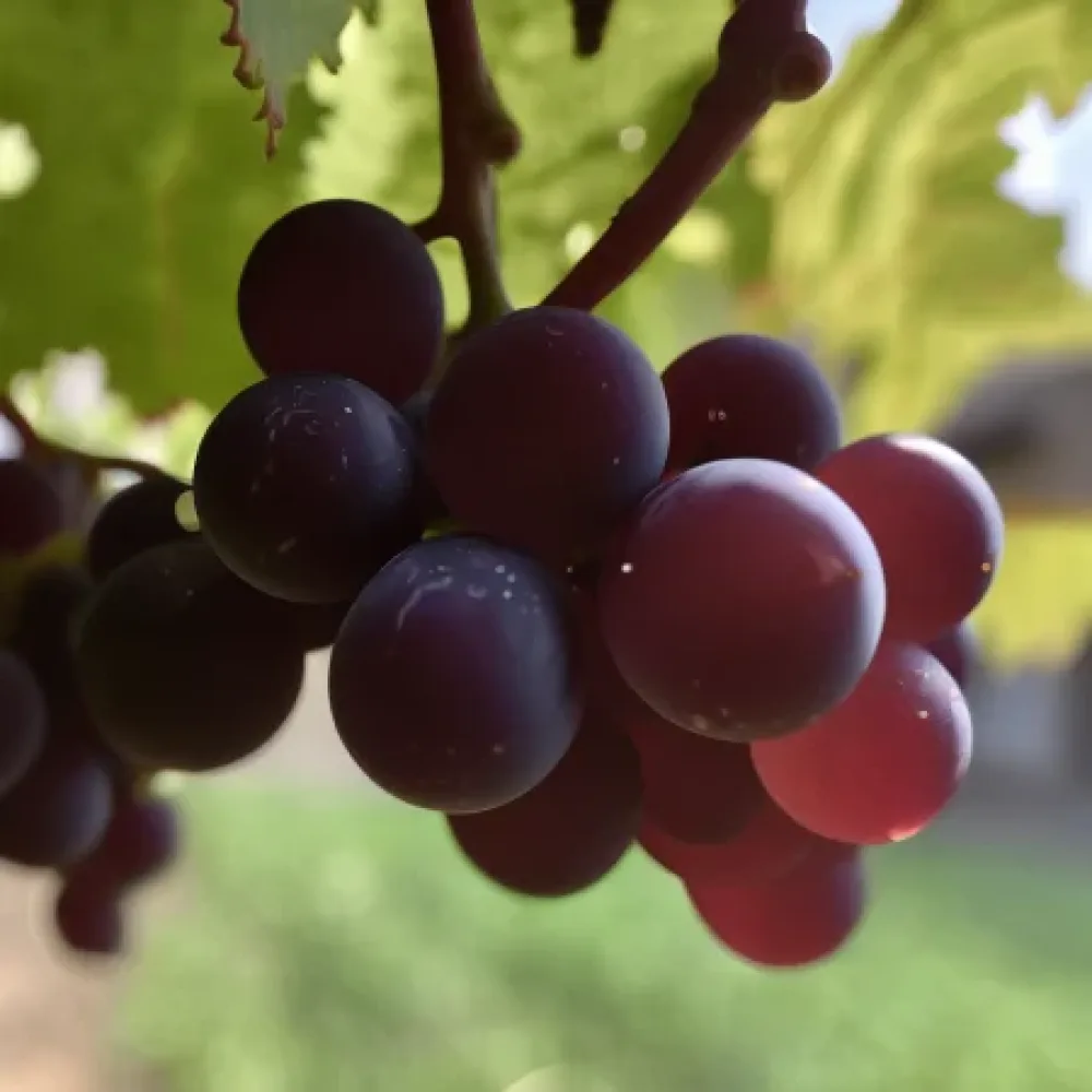 Vinranka 'Black Pearl' – röd bordsdruva, tidig