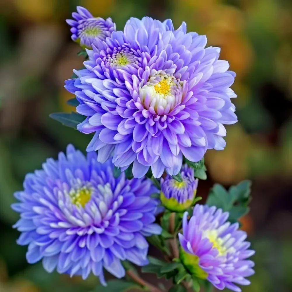 Sommaraster 'Apollonia' – ljusblå