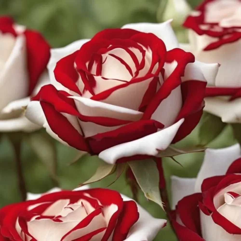 Ros 'Radiant Cuprose' – barrotad