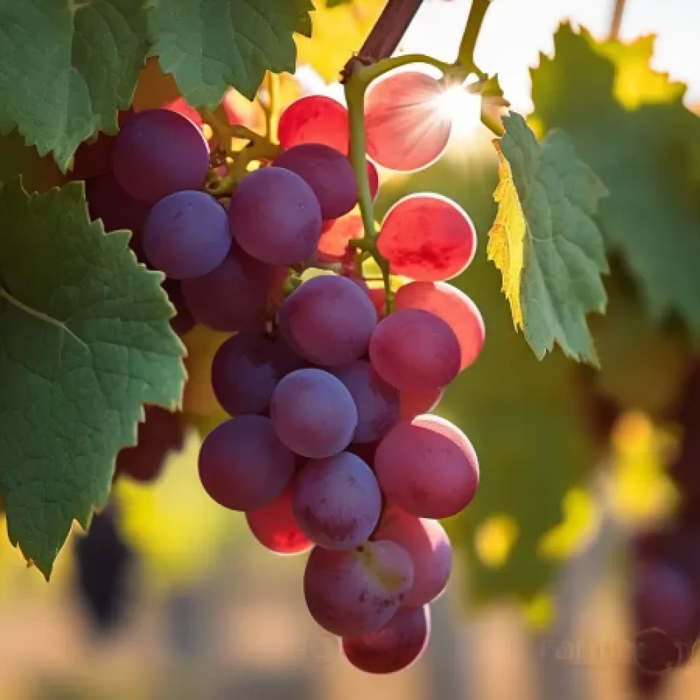 Vinranka 'Red Globe' – röd bordsdruva, sen, rosa, storbärig