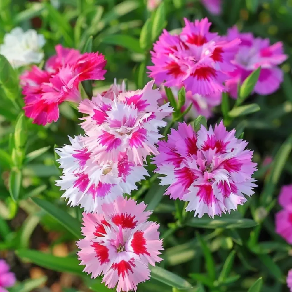 Kinesisk nejlika 'Gaiety', enkel mix