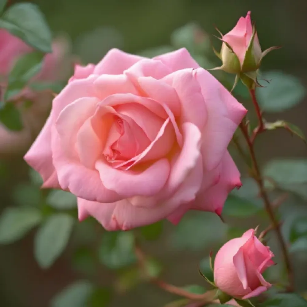 Ros 'Pleven Tenderness' – barrotad