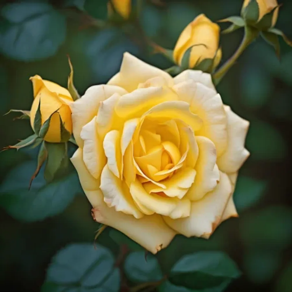 Ros 'Peach Elegance' – barrotad