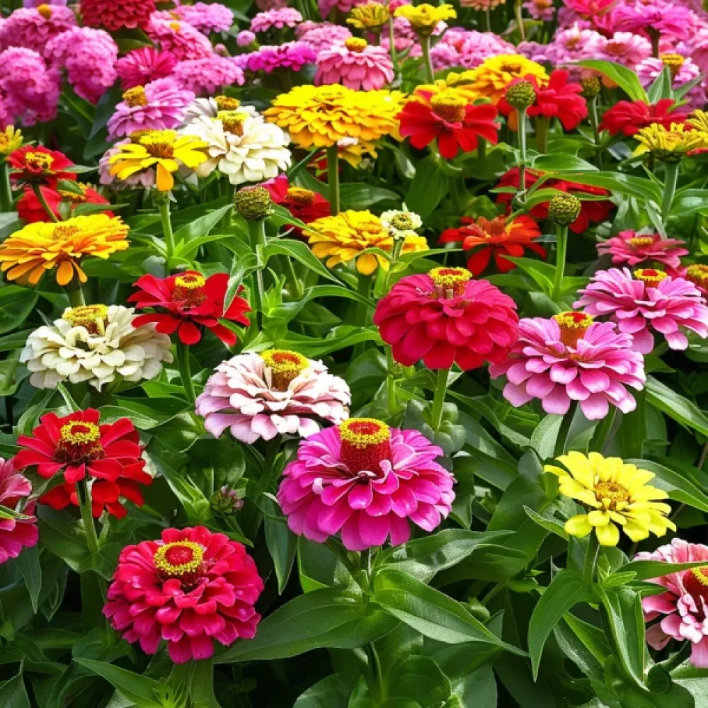 Zinnia 'Super Yoga' (blandning)