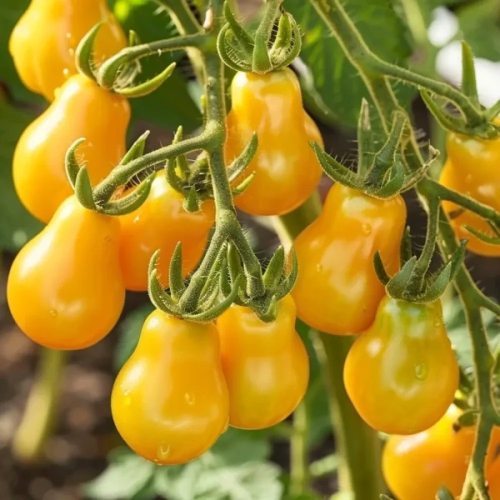 Körsbärstomat 'Yellow Pearshaped'