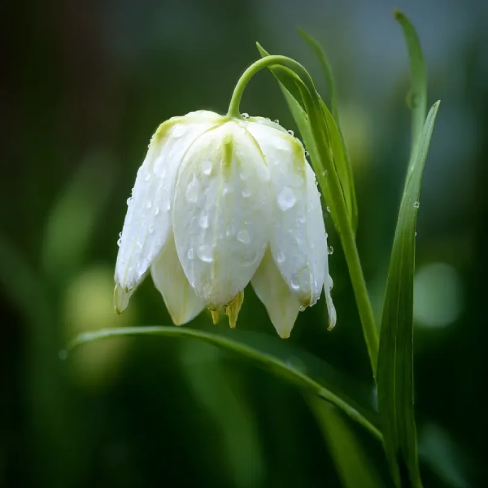 Kungsängslilja Fritillaria meleagris 'Alba'