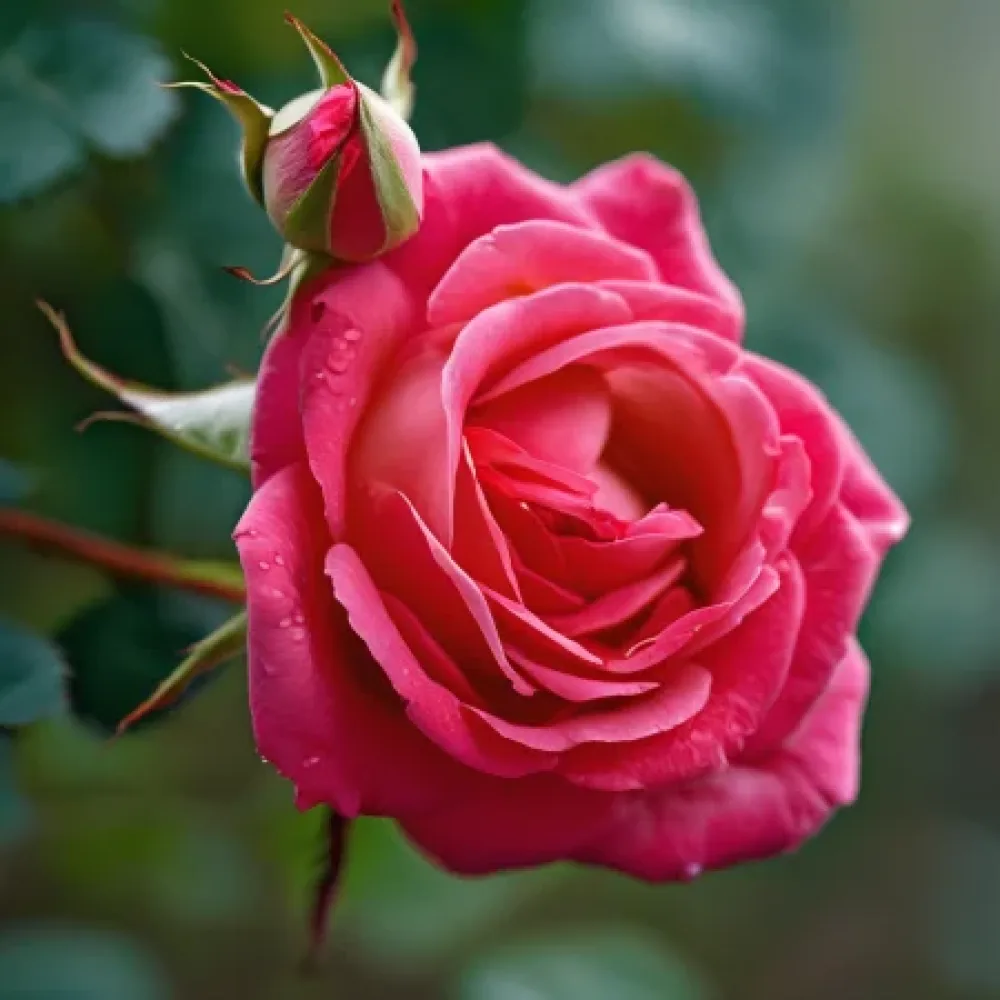 Ros 'Rouge Ballet' – barrotad