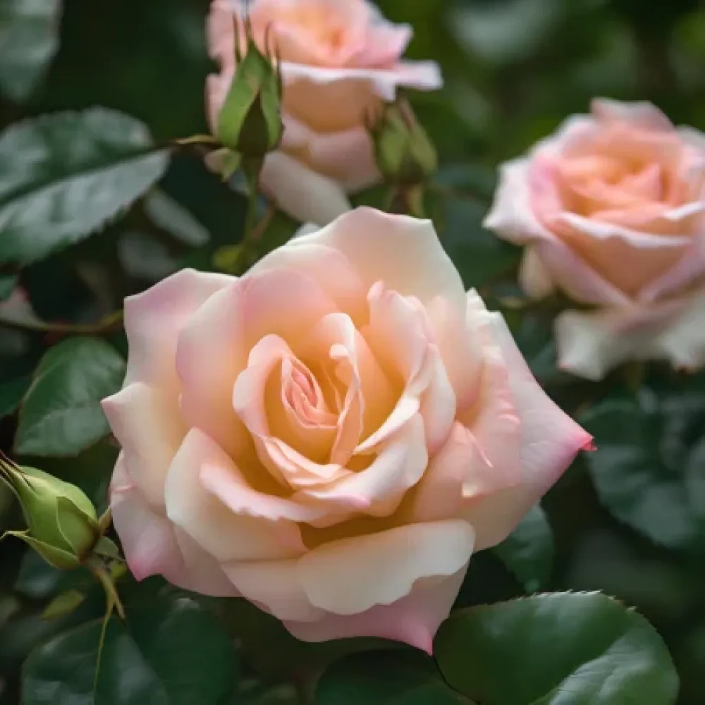 Ros 'Summer Glow' – barrotad