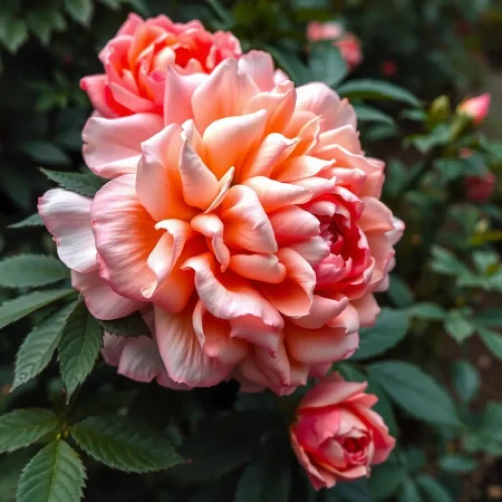 Ros 'Double Romance' – barrotad