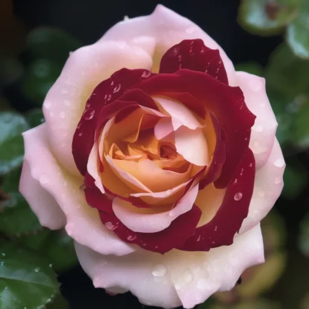 Ros 'Retro Glow' – barrotad