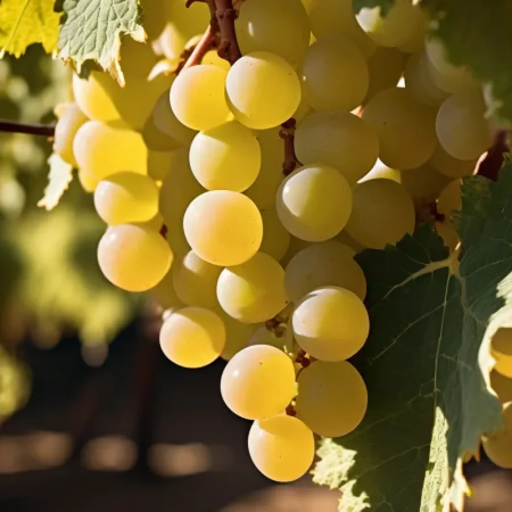 Vinranka 'Italia' – vit bordsdruva, medelsen till sen