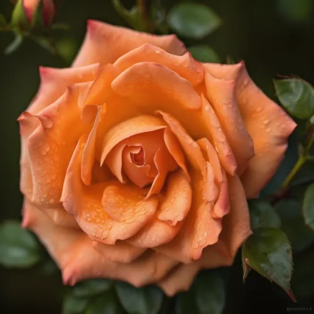 Ros 'Coral Embrace' – barrotad