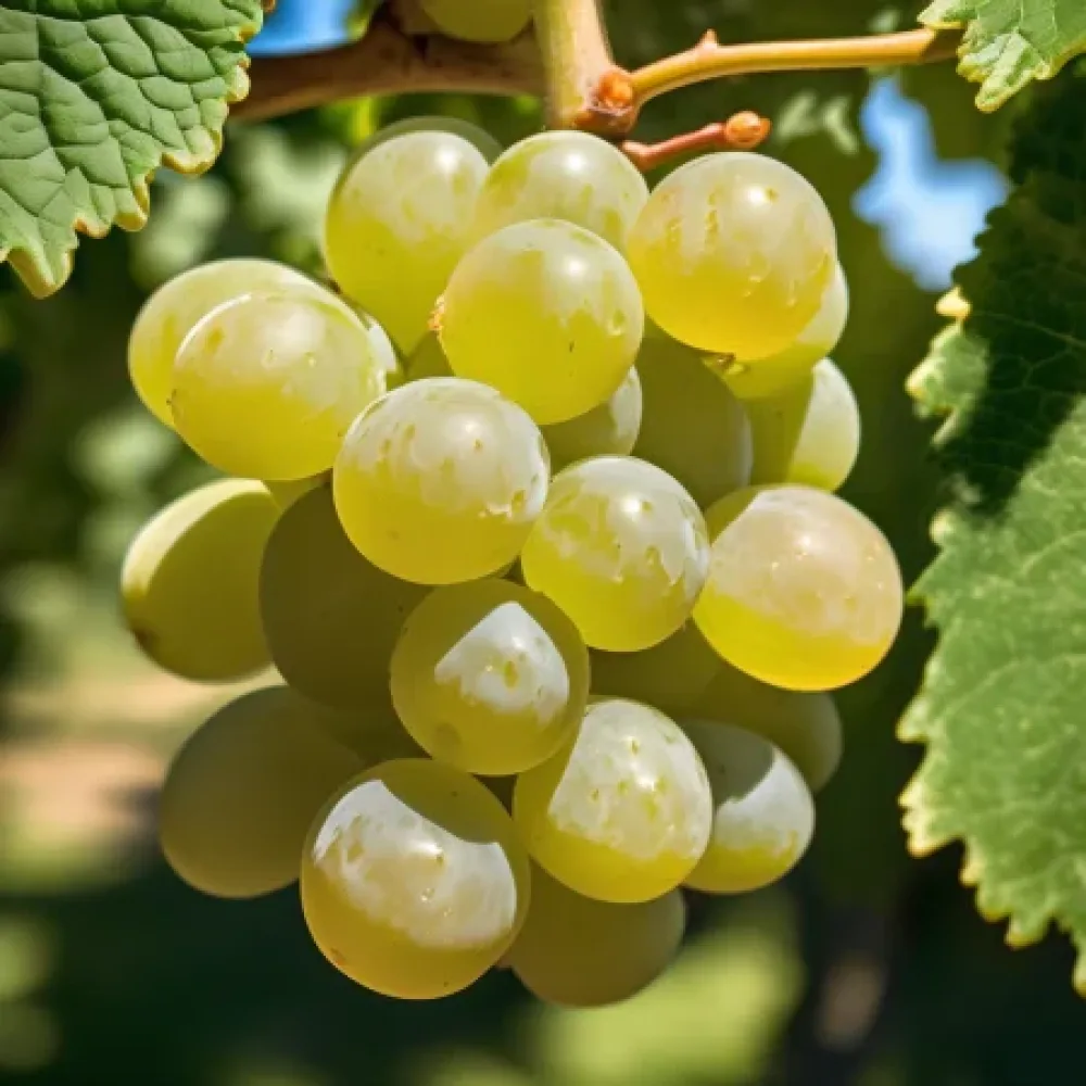 Vinranka 'Brestovitsa' – vit bordsdruva, tidig
