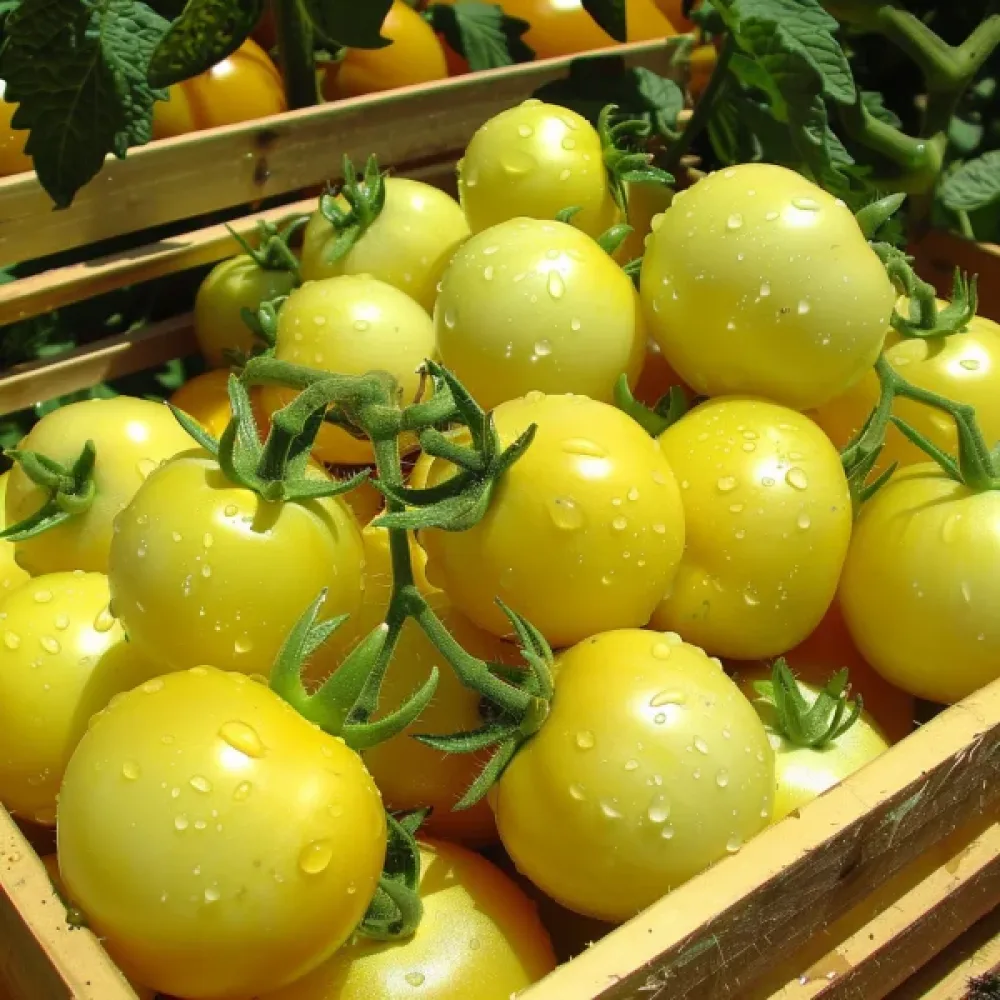 Tomat 'Mirabelle Blanche'