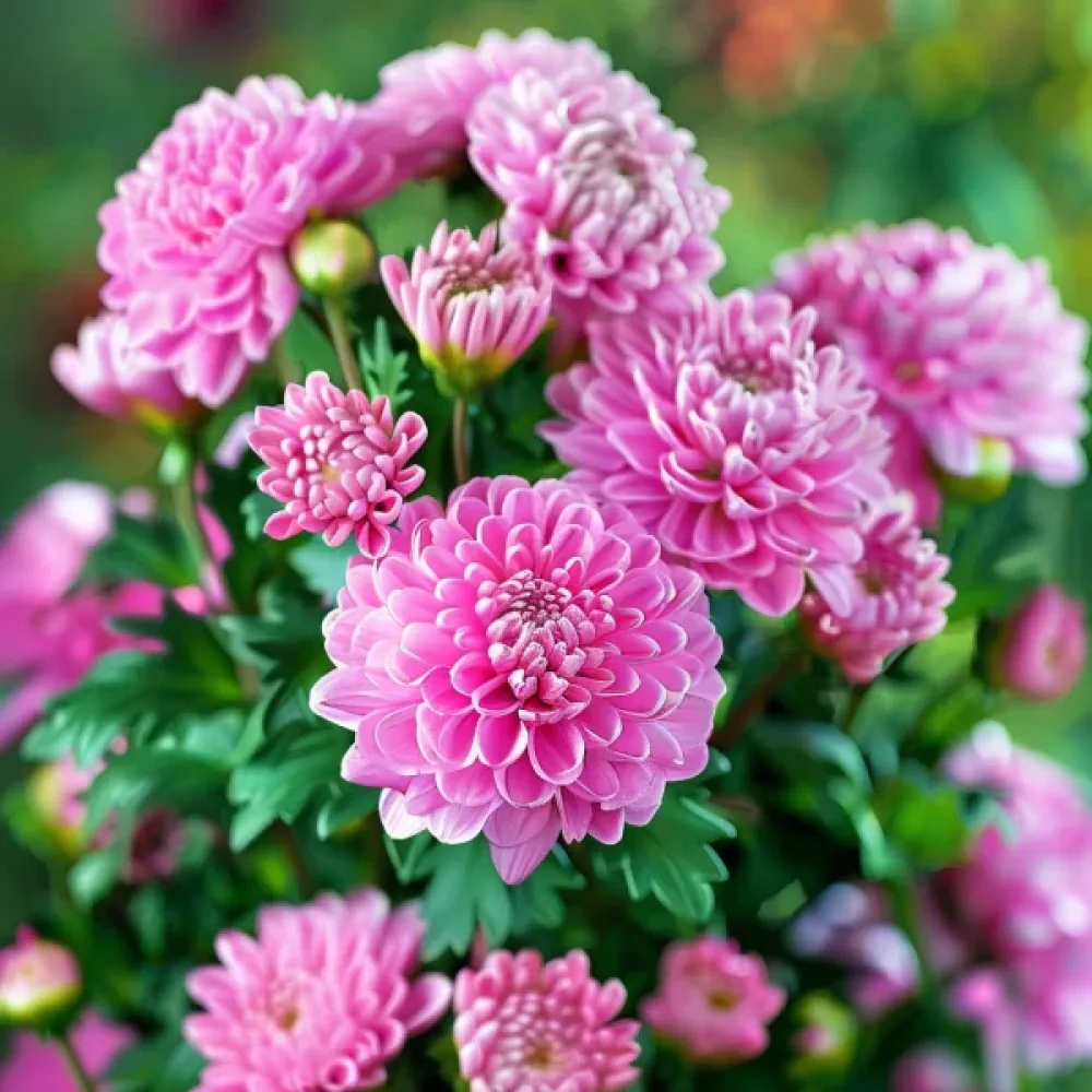 Sommaraster 'Thousand Wonders' klarrosa