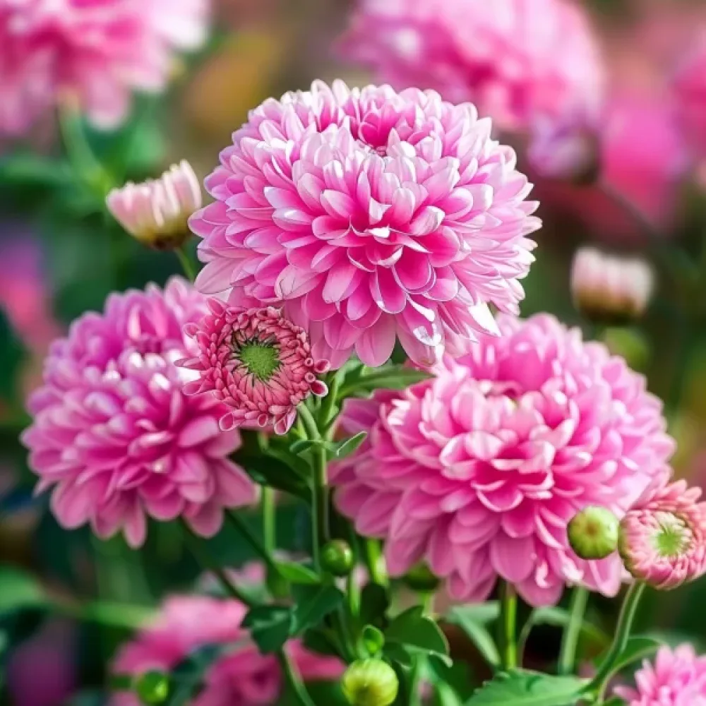 Sommaraster 'Thousand Wonders' klarrosa