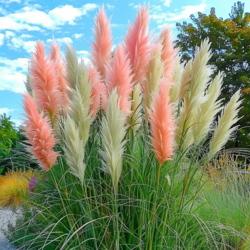 Pampasgräs Cortaderia, mix