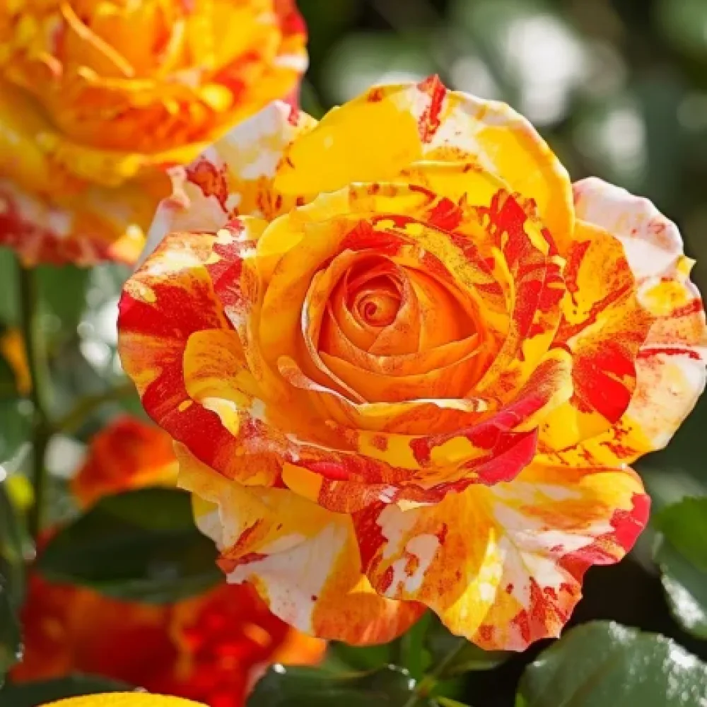 Ros 'Tropical Delight' – barrotad