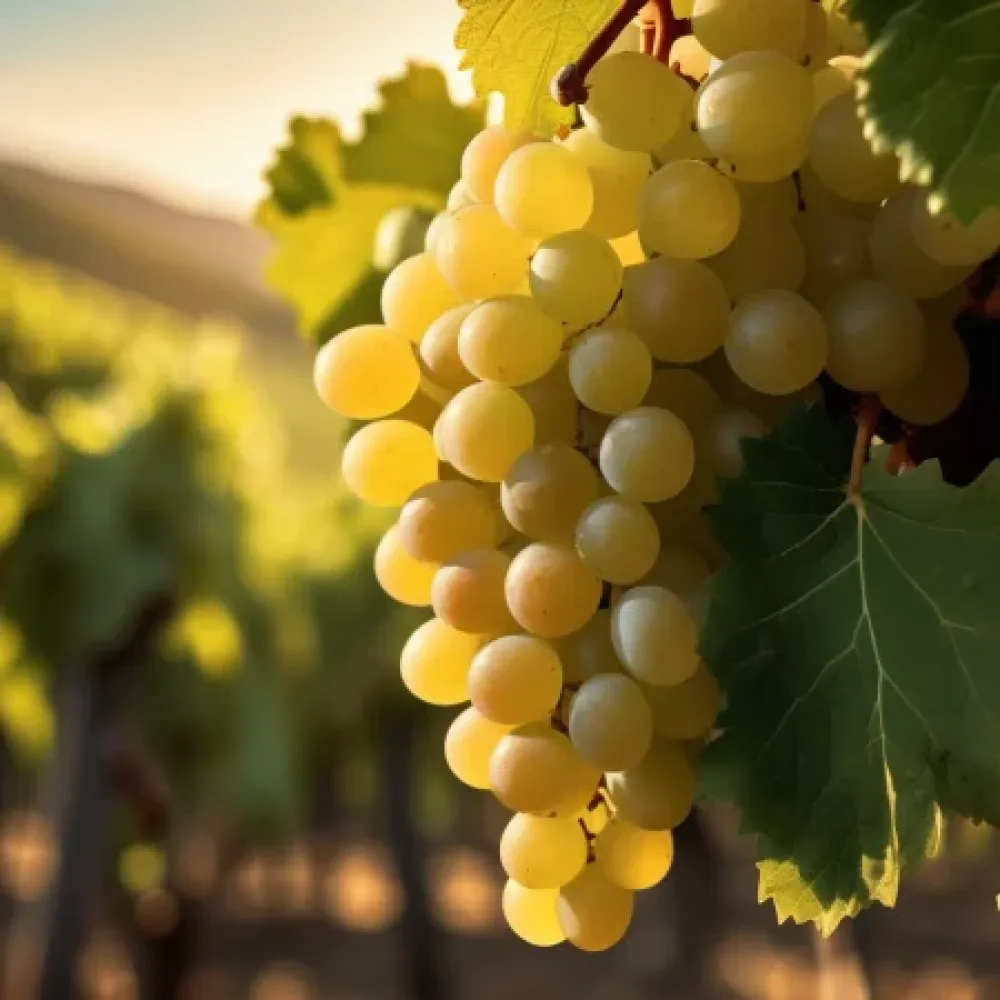 Vinranka 'Italia' – vit bordsdruva, medelsen till sen