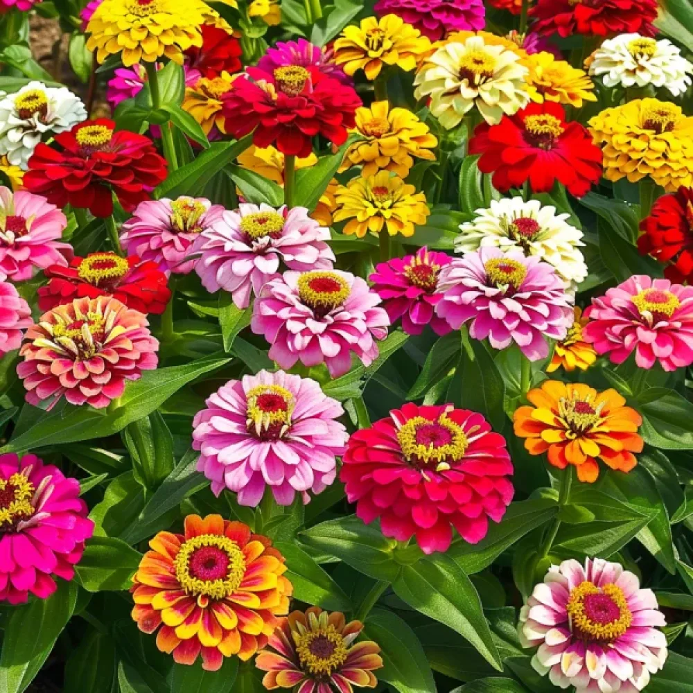Zinnia 'Super Yoga' (blandning)