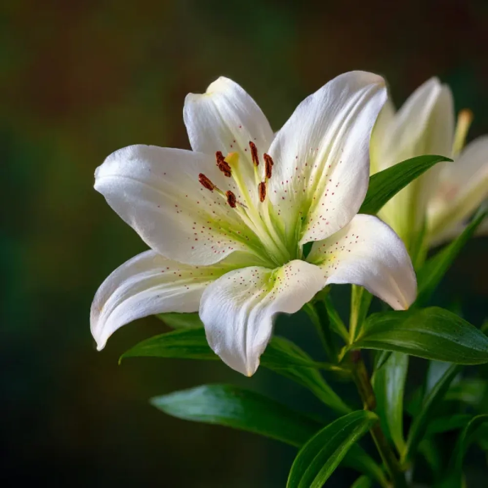 Lilja 'Asiatic White'